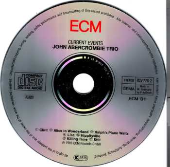 CD Marc Johnson: Current Events