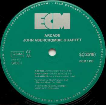 CD John Abercrombie Quartet: Arcade