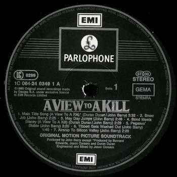 LP John Barry: A View To A Kill (Original Motion Picture Soundtrack)
