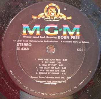 LP John Barry: Born Free (Original Sound Track Recording)
