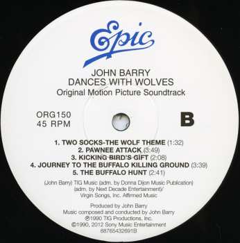 2LP John Barry: Dances With Wolves (Original Motion Picture Soundtrack) LTD | NUM