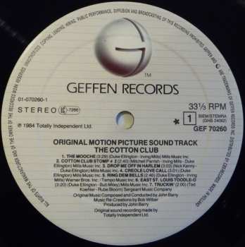 LP John Barry: The Cotton Club (Original Motion Picture Sound Track)