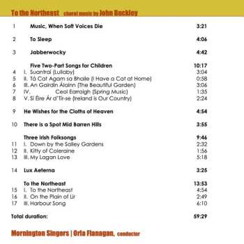 CD John Buckley: To The Northeast: The Choral Music Of John Buckley