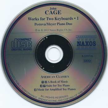 CD John Cage: Works For Two Keyboards • 1