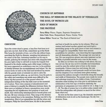 CD Terry Riley: Church Of Anthrax