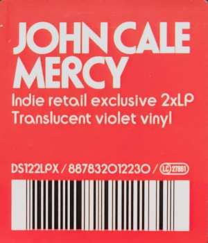 2LP John Cale: Mercy LTD | CLR