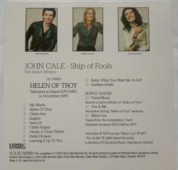 3CD/Box Set John Cale: Ship Of Fools (The Island Albums)