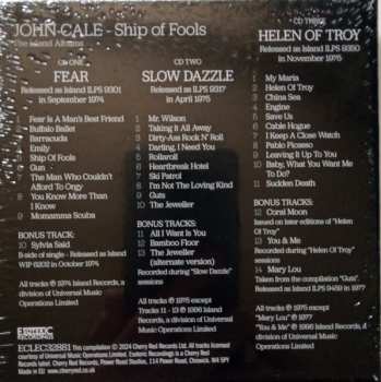3CD/Box Set John Cale: Ship Of Fools (The Island Albums)