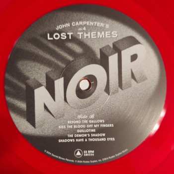 LP John Carpenter: Lost Themes No. 4: "Noir" CLR