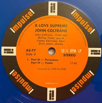 LP John Coltrane: A Love Supreme CLR