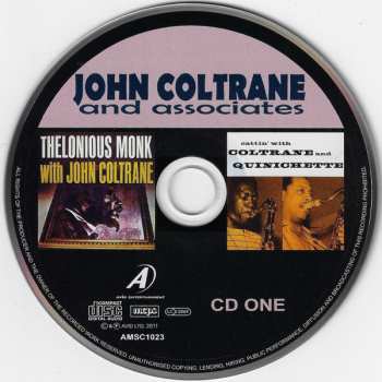 2CD John Coltrane And Associates: Four Classic Albums Plus