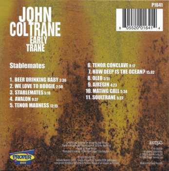 4CD/Box Set John Coltrane: Early Trane