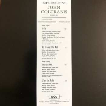 5CD/Box Set John Coltrane: Timeless Classic Albums Impressions