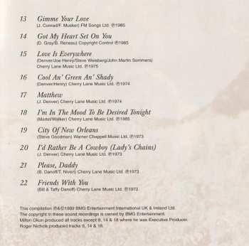 CD John Denver: The Very Best Of John Denver