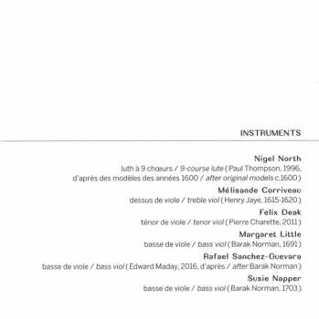 CD Nigel North: Lachrimæ