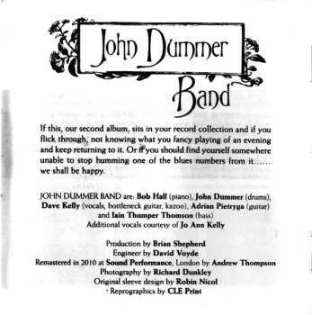 2CD John Dummer Blues Band: John Dummer Blues Band - Cabal / John Dummer Band - John Dummer Band