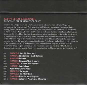 64CD/Box Set John Eliot Gardiner: The Complete Recordings On Erato