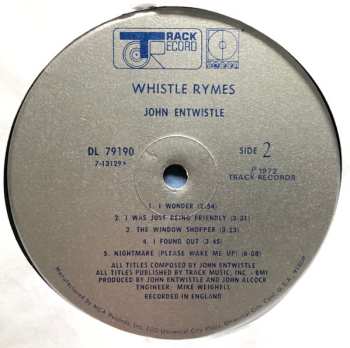 LP John Entwistle: Whistle Rymes