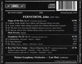 CD Malmö Symphony Orchestra: Songs Of The Sea • Symphony No. 12 • Rao-Nai-Nai's Songs