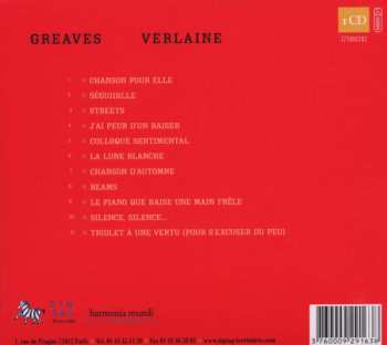 CD John Greaves: Verlaine