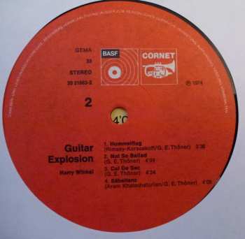 LP John Huxley's Hot Stomach: Guitar Explosion