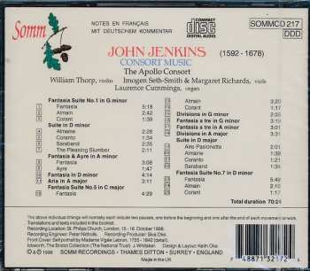 CD John Jenkins: Consort Music