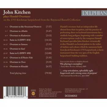 CD Georg Friedrich Händel: Handel Overtures