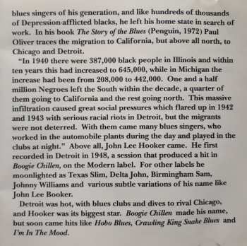 CD John Lee Hooker: Blues For Big Town