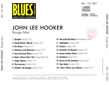 CD John Lee Hooker: Boogie Man