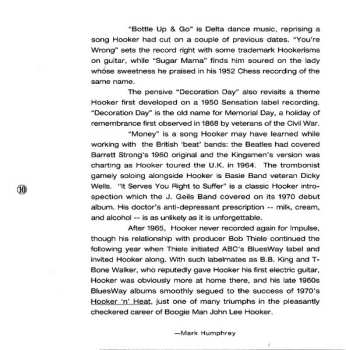 CD John Lee Hooker: It Serves You Right To Suffer