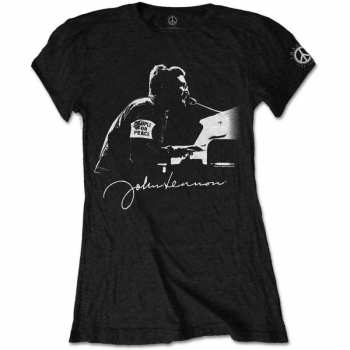 Merch John Lennon: Dámske Tričko People For Peace 