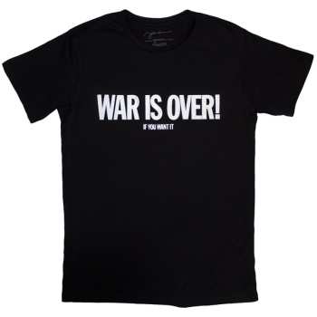 Merch John Lennon: John Lennon Unisex T-shirt: War Is Over (small) S