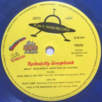 SP John Lewis & His Trio: Rockabilly Scrapbook - Great Rockabilly Tracks Live In Austria LTD | CLR