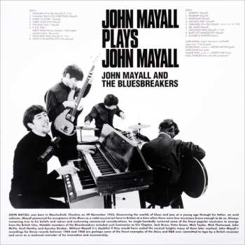 LP John Mayall: John Mayall Plays John Mayall (Recorded Live At Klooks Kleek!) CLR