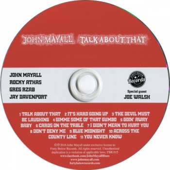 CD John Mayall: Talk About That
