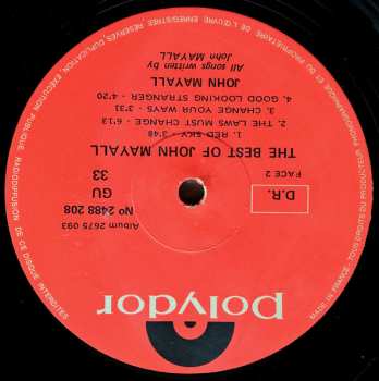 2LP John Mayall: The Best Of John Mayall