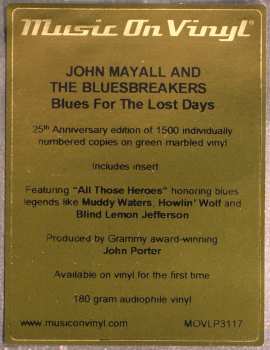 LP John Mayall & The Bluesbreakers: Blues For The Lost Days LTD | NUM | CLR