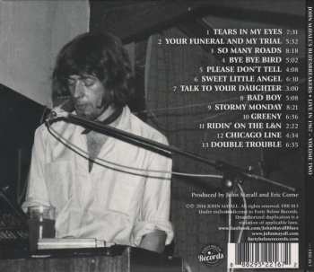 CD John Mayall & The Bluesbreakers: Live in 1967 - Volume Two