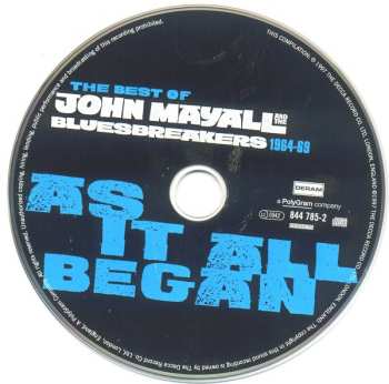 CD John Mayall & The Bluesbreakers: The Best Of John Mayall And The Bluesbreakers - As It All Began 1964-69