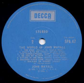 LP John Mayall: The World Of John Mayall