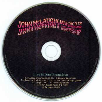 CD John McLaughlin And The 4th Dimension: Live In San Francisco