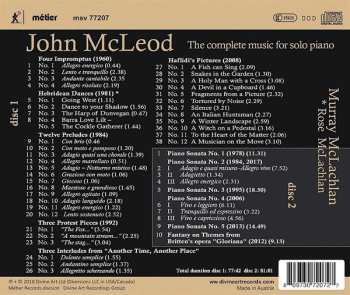 2CD Murray McLachlan: Complete Piano Music