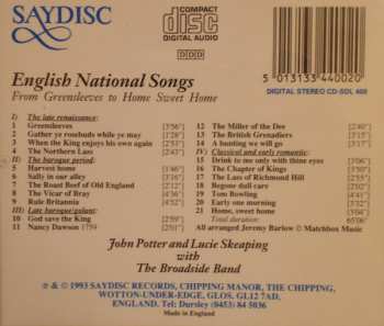 CD The Broadside Band: English National Songs ~ From Greensleeves To Home Sweet Home ~
