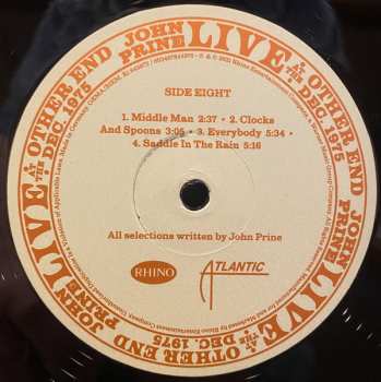 4LP/Box Set John Prine: Live At The Other End Dec. 1975 LTD