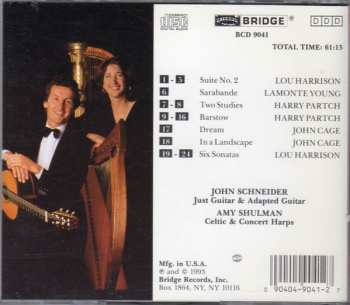 CD John Schneider: Just West Coast (Microtonal Music For Guitar And Harp)