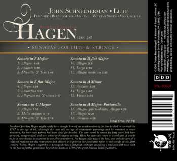 CD John Schneiderman: Sonatas For Lute & Strings
