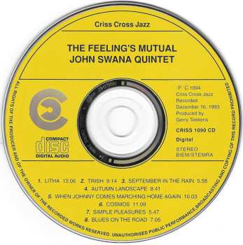 CD John Swana Quintet: The Feeling's Mutual