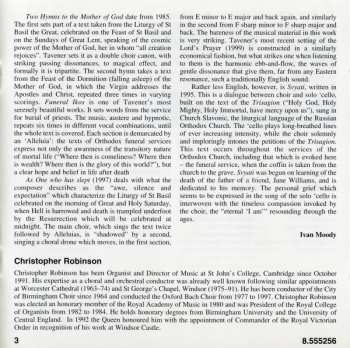 CD John Tavener: Christmas Proclamation (The Choral Music Of John Taverner)