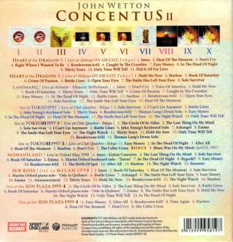 10CD/Box Set John Wetton: Concentus II - The John Wetton Live Collection Volume Two