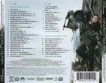2CD John Williams: Minority Report (Expanded Original Motion Picture Soundtrack) LTD